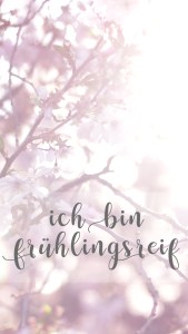 Wallpaper "frühlingsreif"